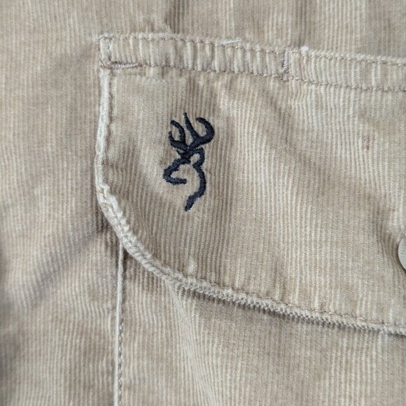 Browning Corduroy Long Sleeved Shirt - Elite Series - Size L - Picture 7 of 13